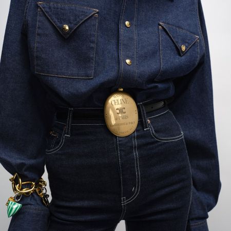 Outfit with Celine belt