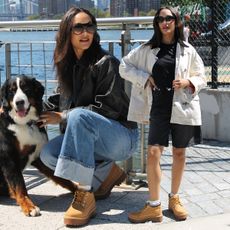 Free People Fall Outfits with Timberland Boots