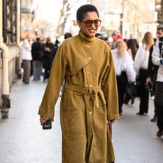 street style trench coat